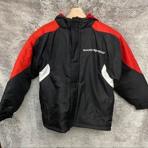 Reebok Kids Black and Red Detroit Red Wings Jacket